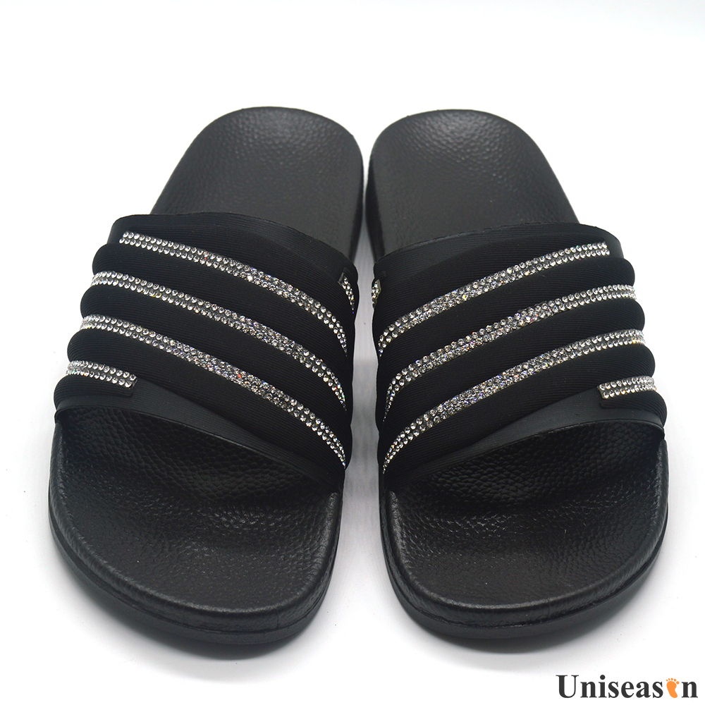 comfortable womens slides