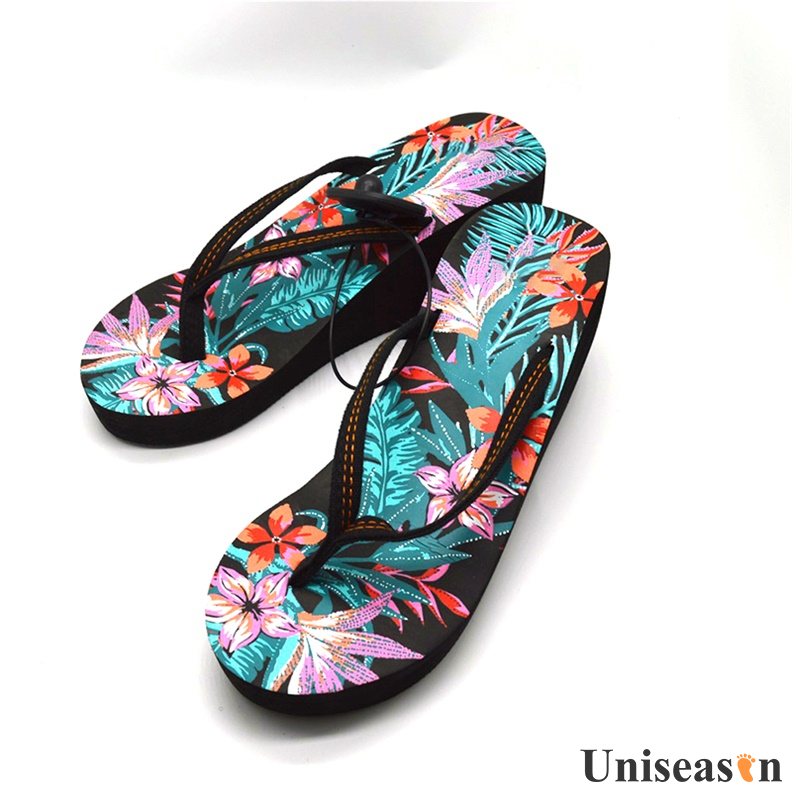 Ladies EVA High Heel Sandals Rubber Foam Women Flip Flop Slippers - Buy casual shoes, EVA 