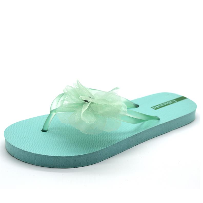 Hot Sales Flip Flops with Flower Beach Rubber Slippers Women Sandals ...
